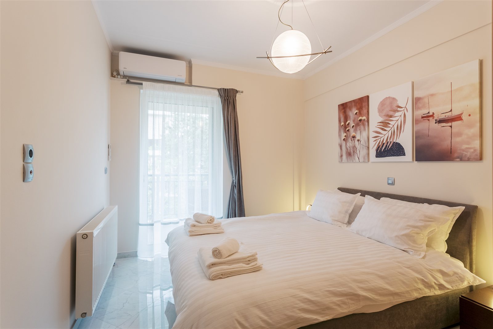 Bedroom at Gaia Apartment
