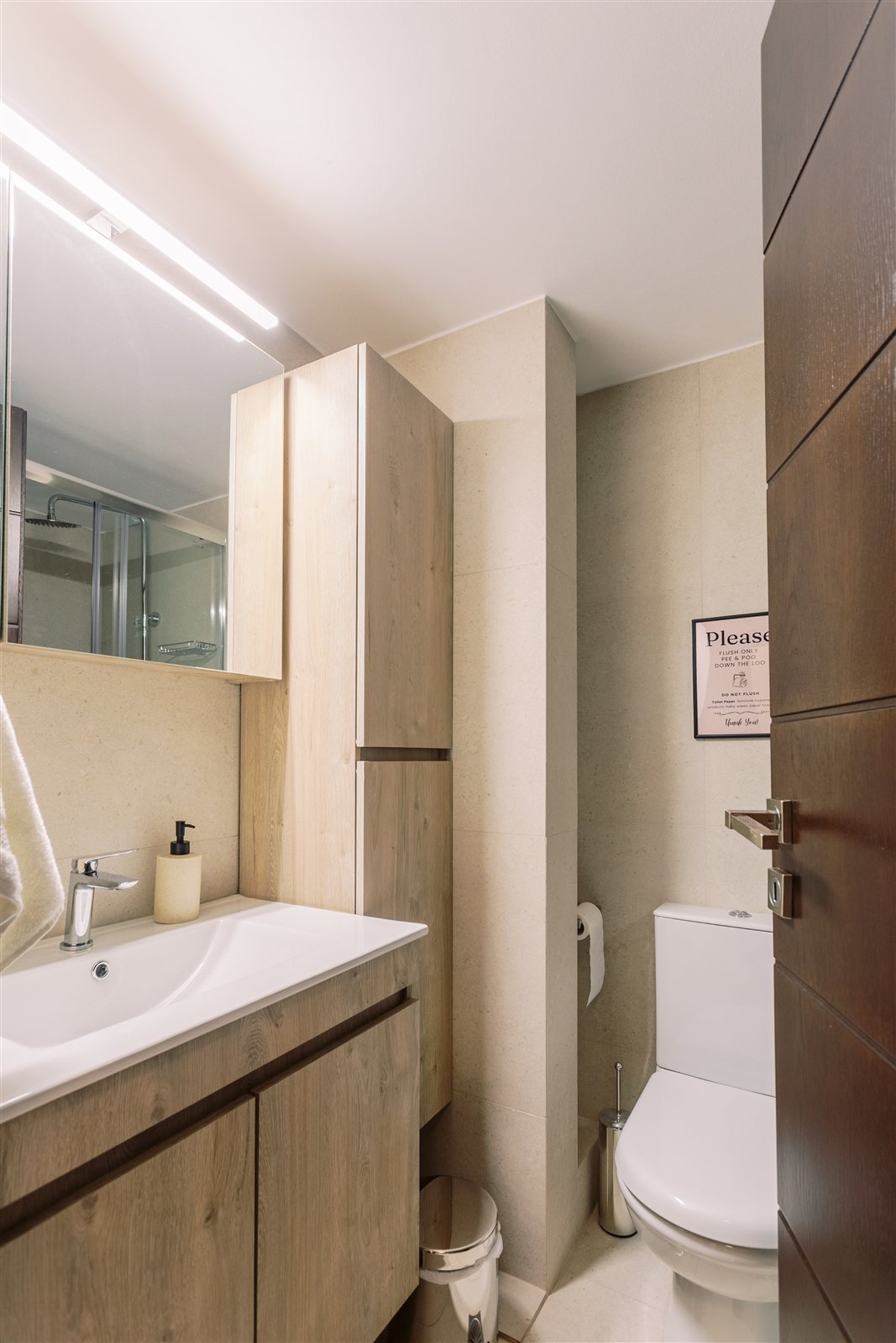 Bathroom at Gaia Apartment