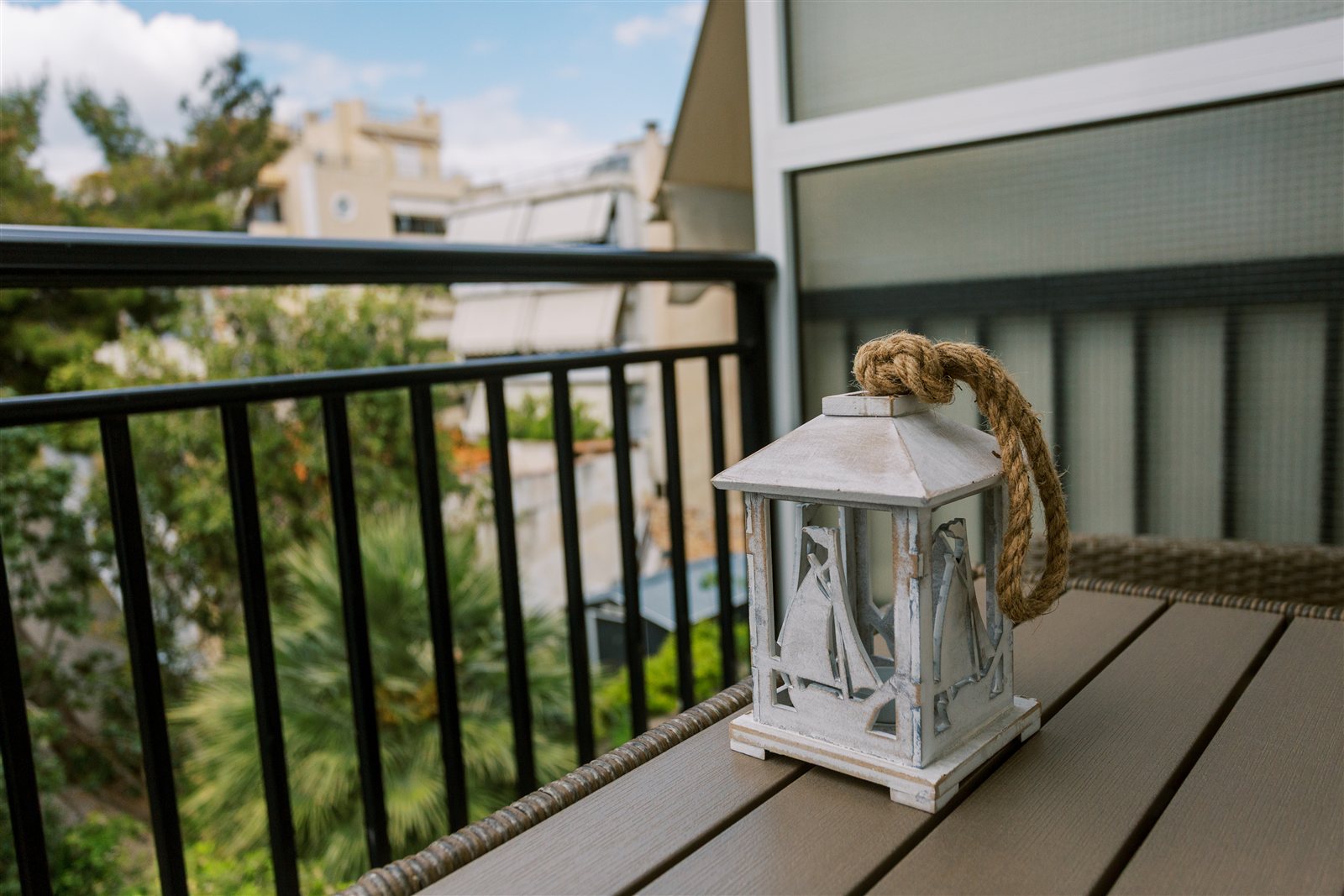Balcony detail at Gaia Apartment