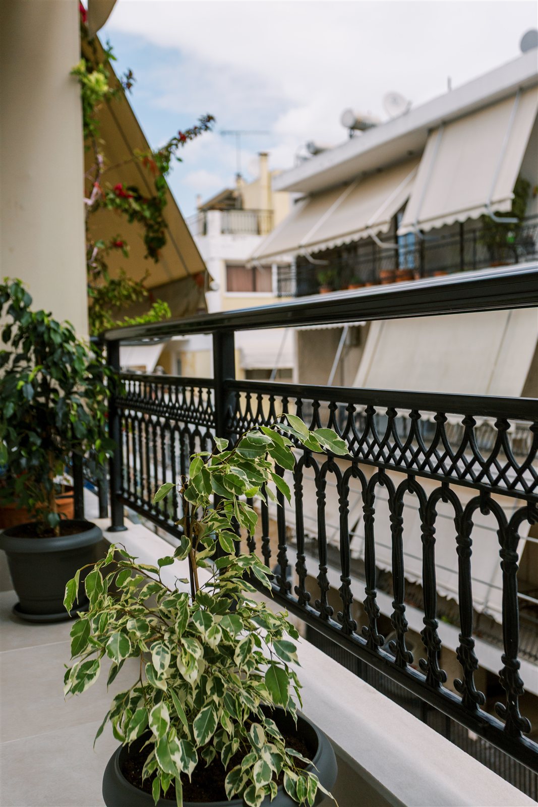 Balcony at Gaia Apartment