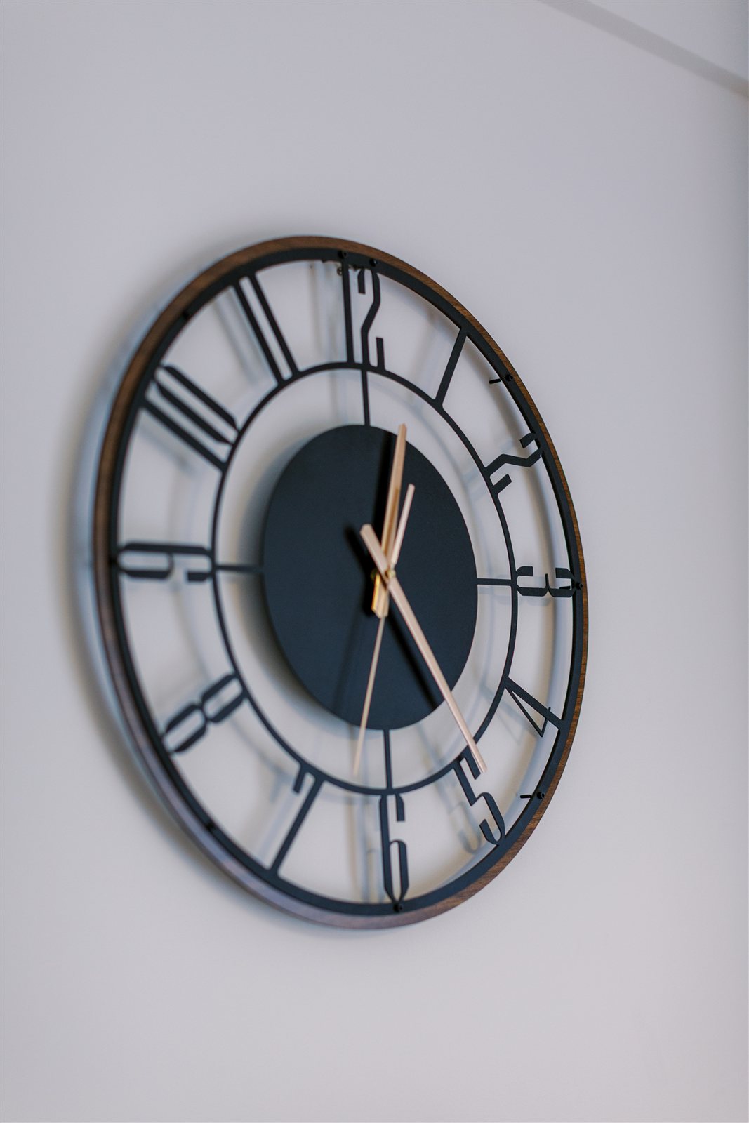 Clock detail at Gaia Apartment