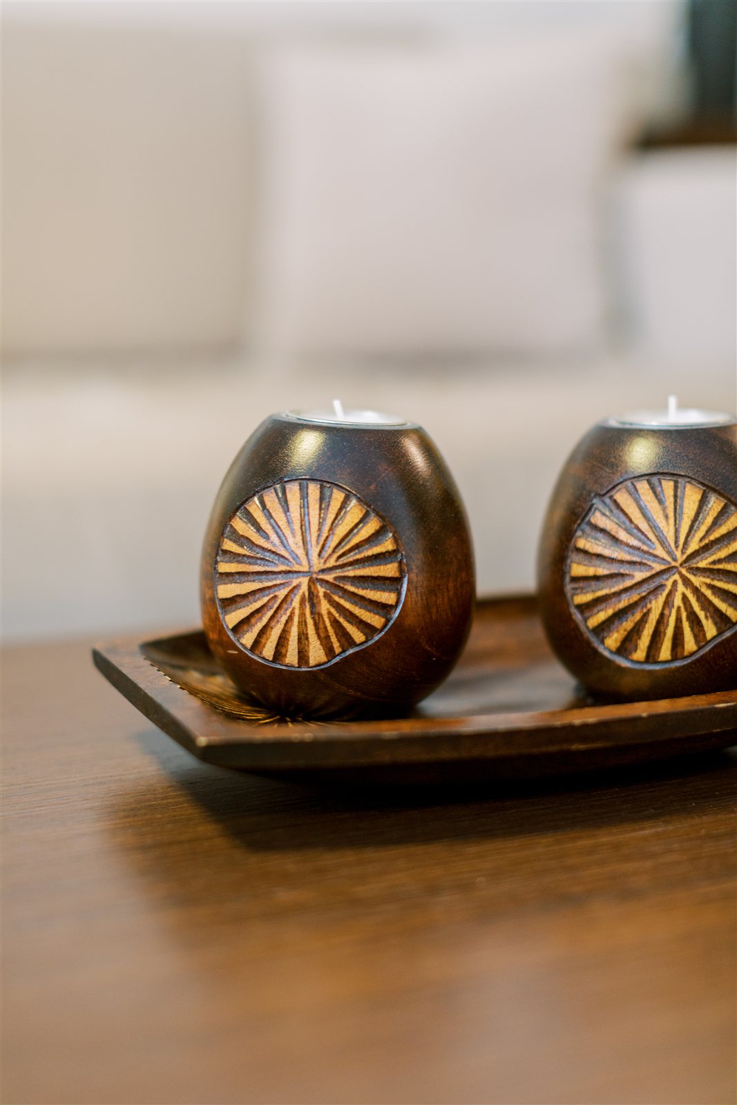 Decorative detail at Gaia Apartment