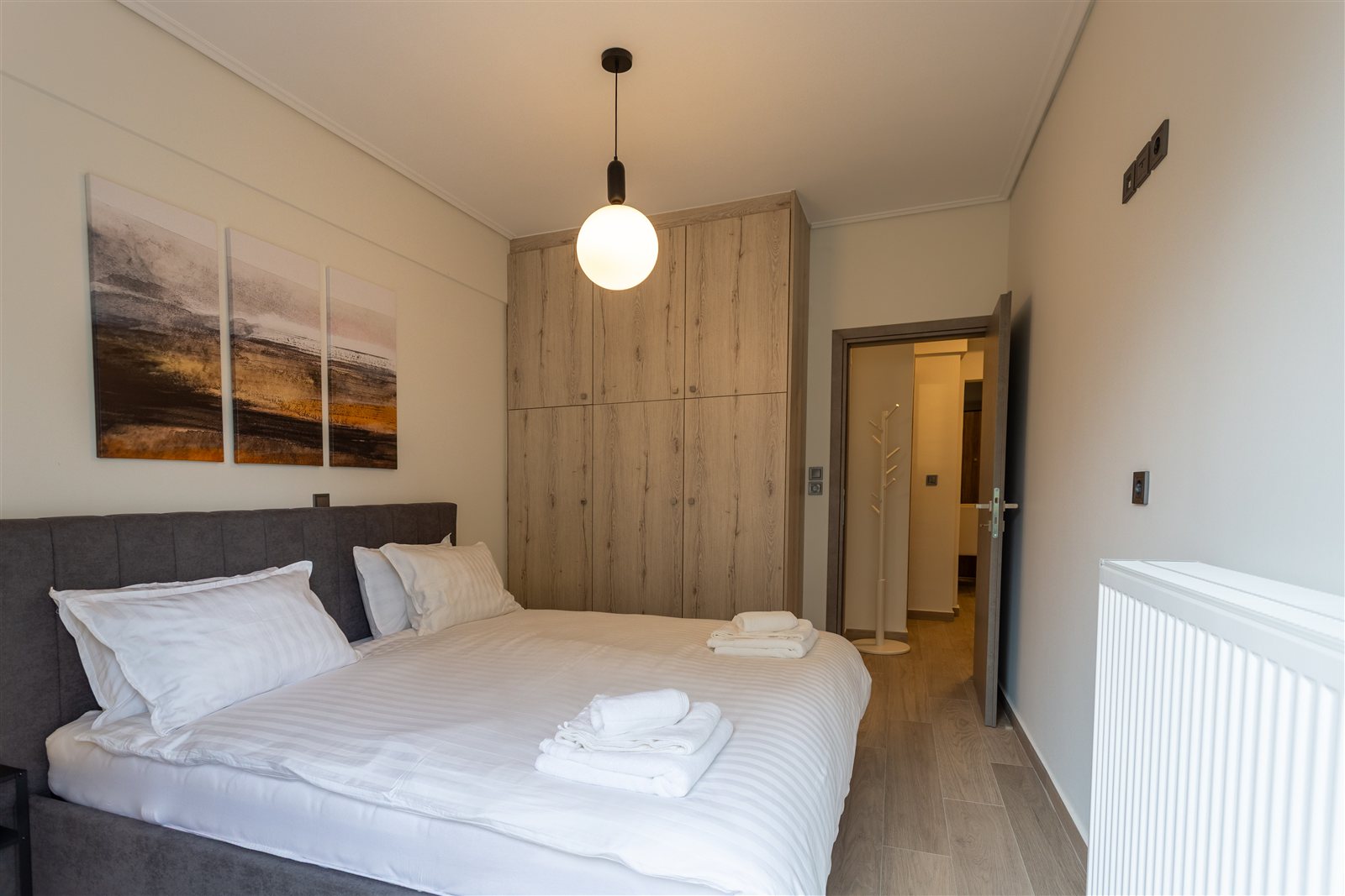 Double bedroom at Helios Apartment