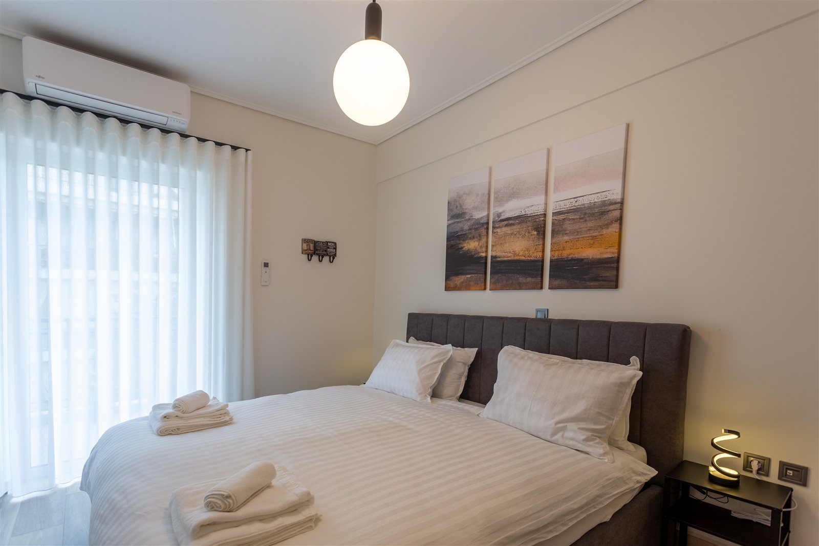 Double bedroom at Helios Apartment