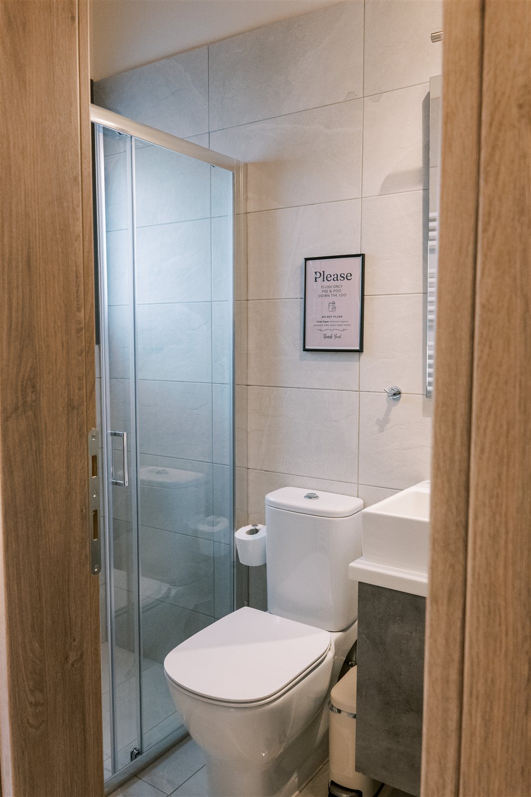 Bathroom at Odysseas Seaside Escape