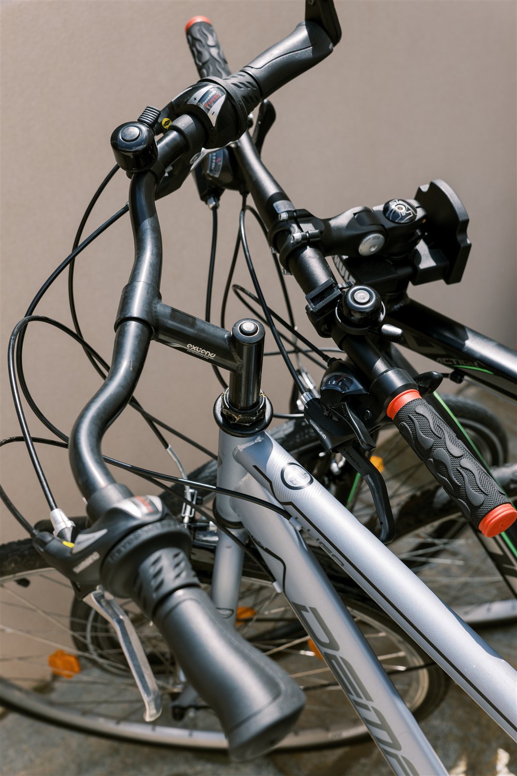 Bicycles at Odysseas Seaside Escape